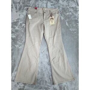 LEI Women's‎ Sophia Hipster Flare Jeans Pants Tan Size 17 New With Tags